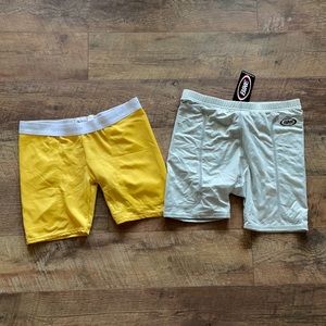 Softball Silder Shorts lot / 2 pair of Girls/Jr. Large